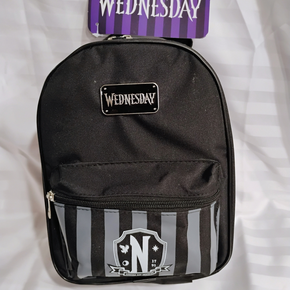 Wednesdays Black Backpack